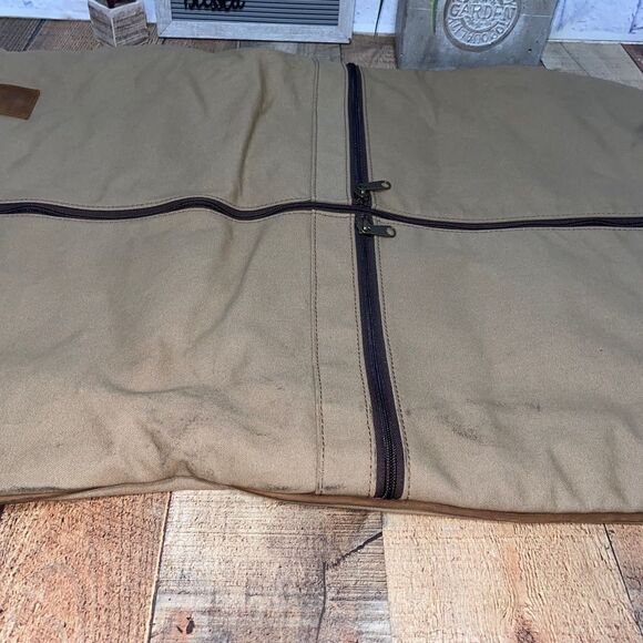 Jon hart two suiter garment bag canvas leather - Picture 13 of 16